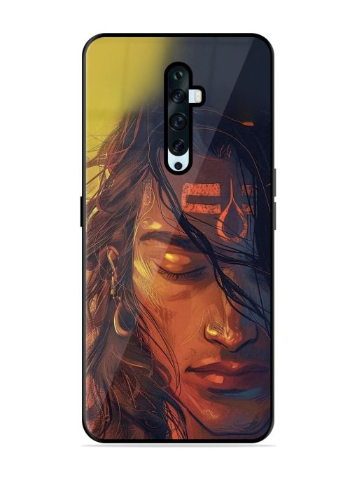 Tranquil Shiva Glossy Soft Edge Case for Oppo Reno 2F Chachhi