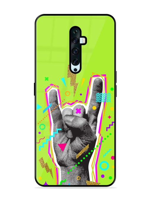 Neon Rock Glossy Soft Edge Case for Oppo Reno 2F Chachhi