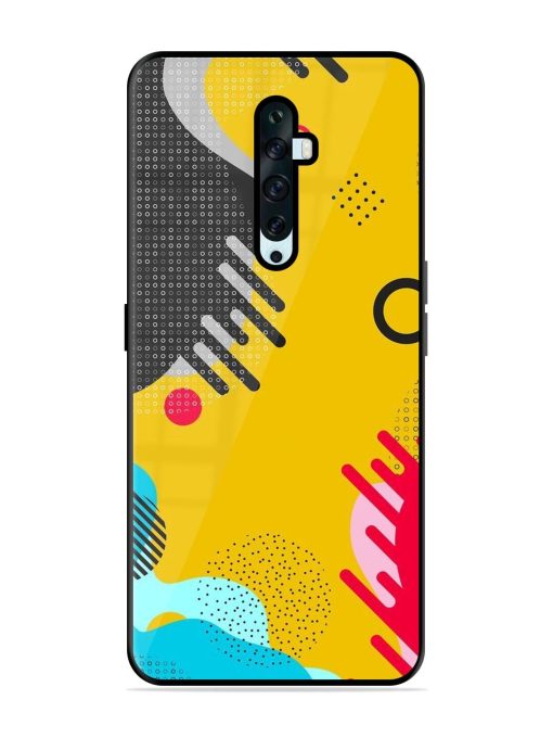 Neon Pop Glossy Soft Edge Case for Oppo Reno 2F Chachhi