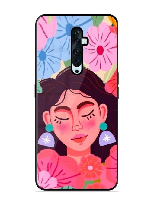 Blooming Serenity Glossy Soft Edge Case for Oppo Reno 2F Chachhi