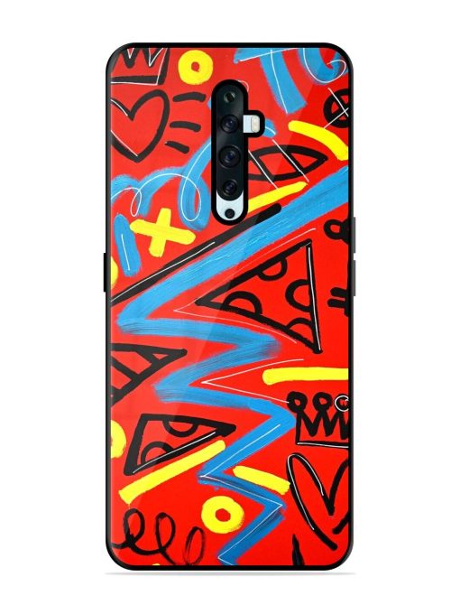 Groovy Garden Glossy Soft Edge Case for Oppo Reno 2F Chachhi