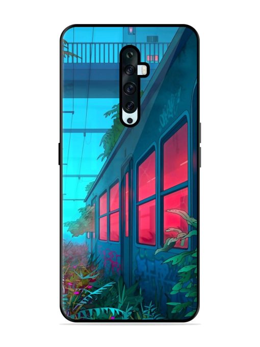 Urban Jungle Glossy Soft Edge Case for Oppo Reno 2F Chachhi