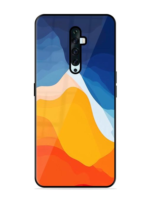 Liquid Landscape Glossy Soft Edge Case for Oppo Reno 2F Chachhi