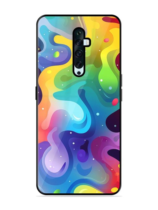 Rainbow River Glossy Soft Edge Case for Oppo Reno 2F Chachhi