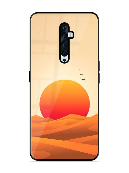 Desert Sunset Glossy Soft Edge Case for Oppo Reno 2F Chachhi