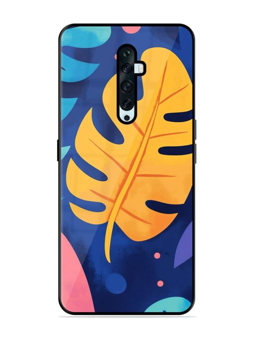 Tropical Tapestry Glossy Soft Edge Case for Oppo Reno 2F Chachhi