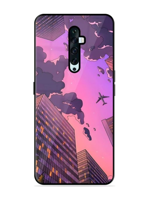 Urban Twilight Glossy Soft Edge Case for Oppo Reno 2F Chachhi