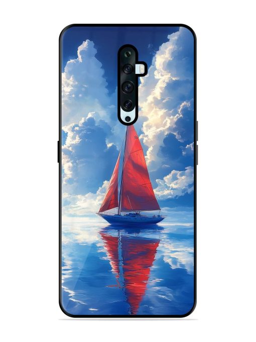 Crimson Sails Glossy Soft Edge Case for Oppo Reno 2F Chachhi