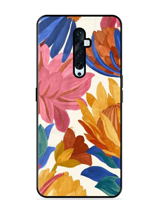 Blooming Tapestry Glossy Soft Edge Case for Oppo Reno 2F Chachhi