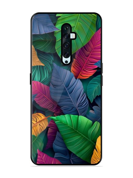 Tropical Tapestry Glossy Soft Edge Case for Oppo Reno 2F Chachhi