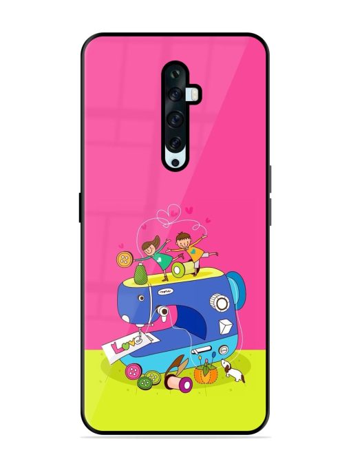 Sew Cute Glossy Soft Edge Case for Oppo Reno 2F Chachhi