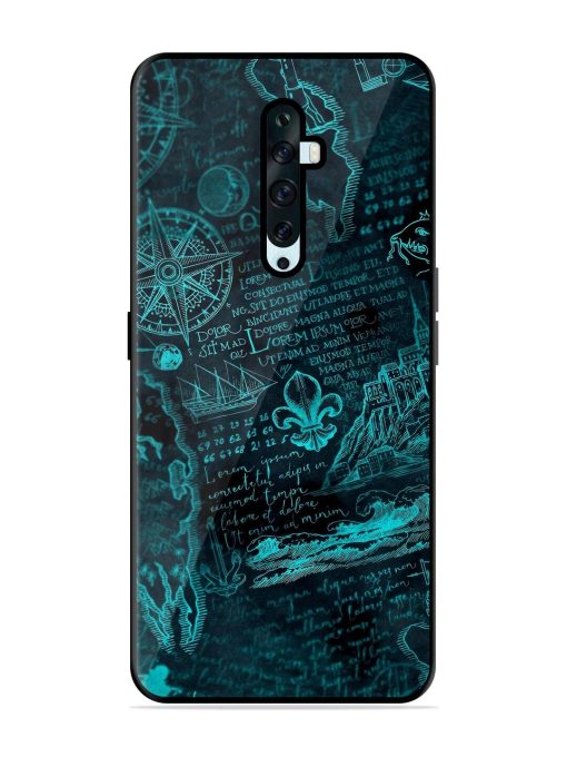 Nautical Notebook Glossy Soft Edge Case for Oppo Reno 2F Chachhi