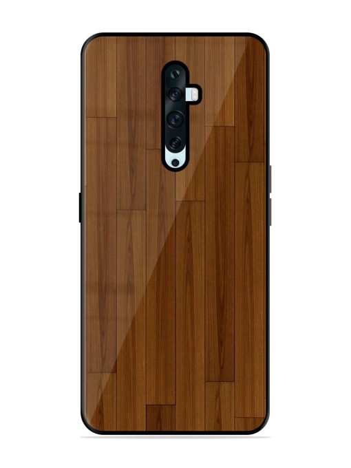 Warm Woodgrain Glossy Soft Edge Case for Oppo Reno 2F Chachhi