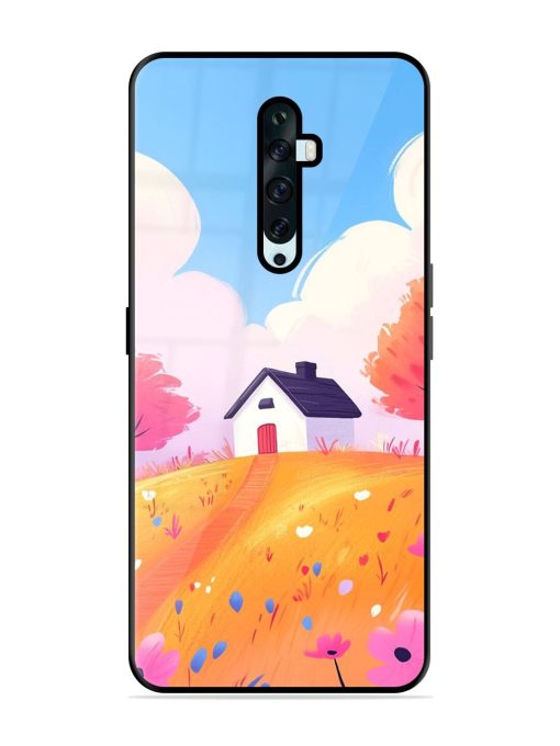 Hilltop Haven Glossy Soft Edge Case for Oppo Reno 2F Chachhi