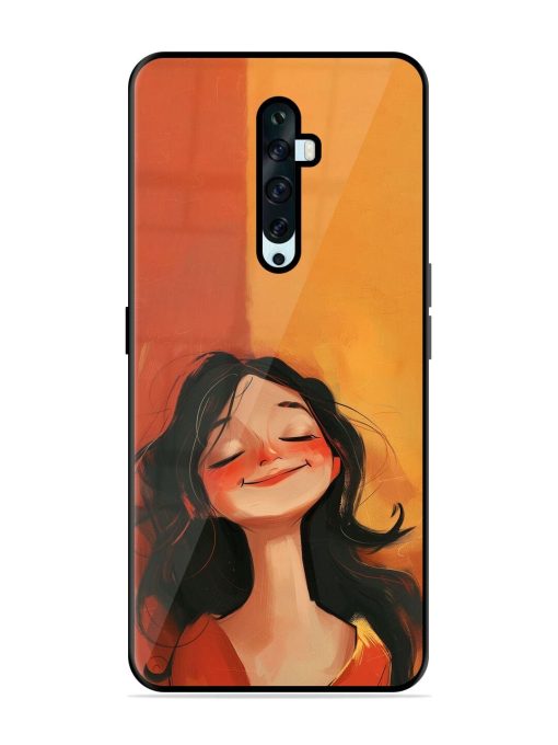 Neon Girl Glossy Soft Edge Case for Oppo Reno 2F