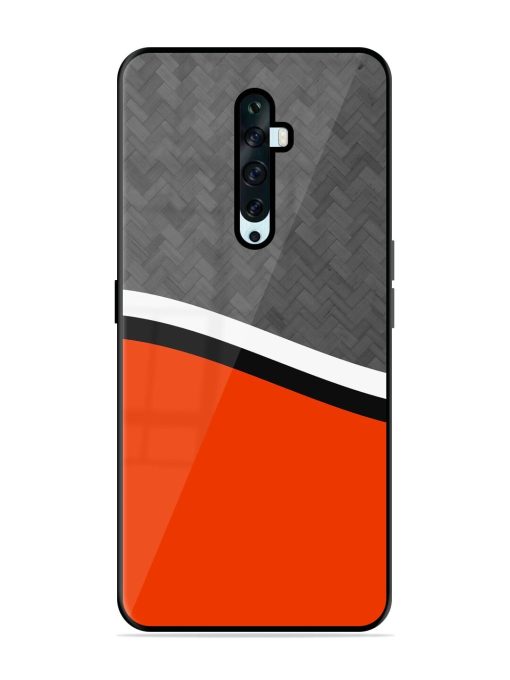 Bold Contrast Glossy Soft Edge Case for Oppo Reno 2F Chachhi