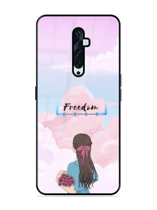 Skyward Dreams Glossy Soft Edge Case for Oppo Reno 2F Chachhi