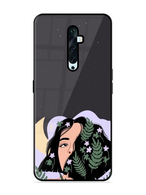 Lunar Lullaby Glossy Soft Edge Case for Oppo Reno 2F Chachhi