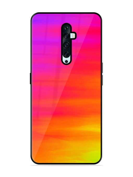 Neon Horizon Glossy Soft Edge Case for Oppo Reno 2F Chachhi