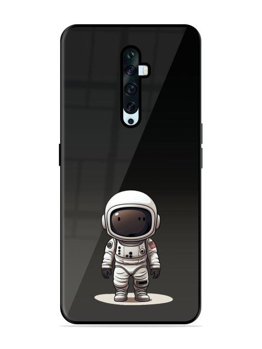 Neon Astronaut Glossy Soft Edge Case for Oppo Reno 2F Chachhi