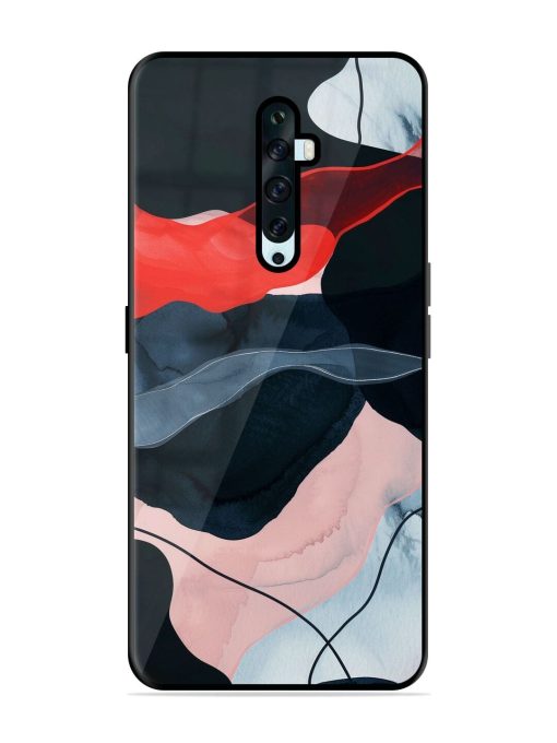 Dark Currents Glossy Soft Edge Case for Oppo Reno 2F Chachhi