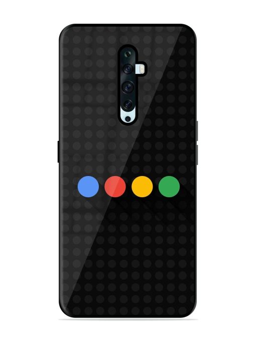 Google Dots Glossy Soft Edge Case for Oppo Reno 2F Chachhi