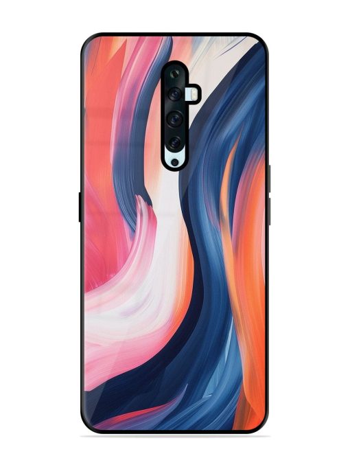 Whirling Hues Glossy Soft Edge Case for Oppo Reno 2F Chachhi