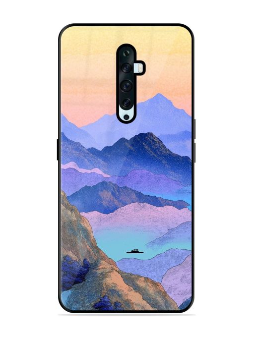 Mountain Mist Glossy Soft Edge Case for Oppo Reno 2F Chachhi