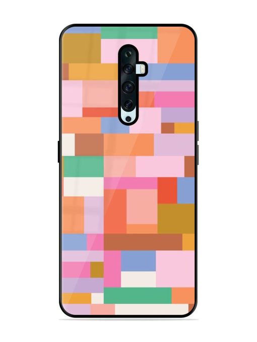 Colorful Chaos Glossy Soft Edge Case for Oppo Reno 2F Chachhi