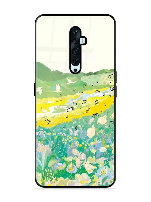 Melody In Bloom Glossy Soft Edge Case for Oppo Reno 2F Chachhi