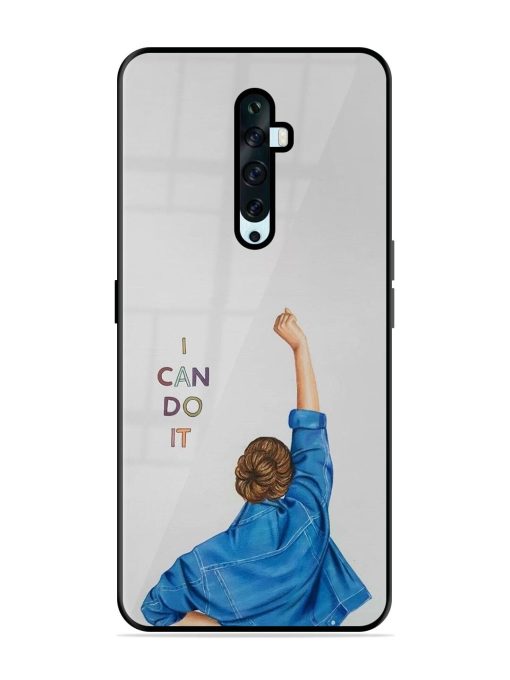 Can Do It Glossy Soft Edge Case for Oppo Reno 2F Chachhi