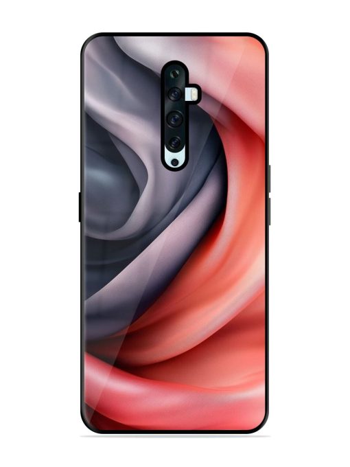 Swirling Silk Glossy Soft Edge Case for Oppo Reno 2F Chachhi