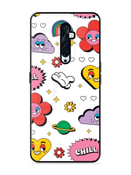 Whimsical Wonderland Glossy Soft Edge Case for Oppo Reno 2F Chachhi