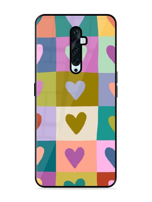 Box Of Hearts Glossy Soft Edge Case for Oppo Reno 2F Chachhi