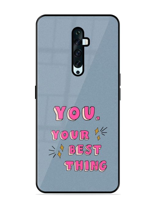 Self-Love Sparkles Glossy Soft Edge Case for Oppo Reno 2F Chachhi