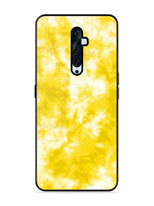 Golden Tie-Dye Twirl Glossy Soft Edge Case for Oppo Reno 2F Chachhi