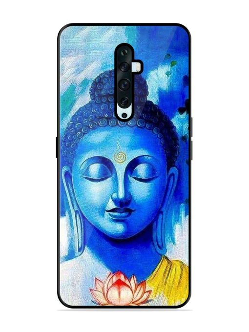 Serene Buddha With Lotus Glossy Soft Edge Case for Oppo Reno 2F Chachhi