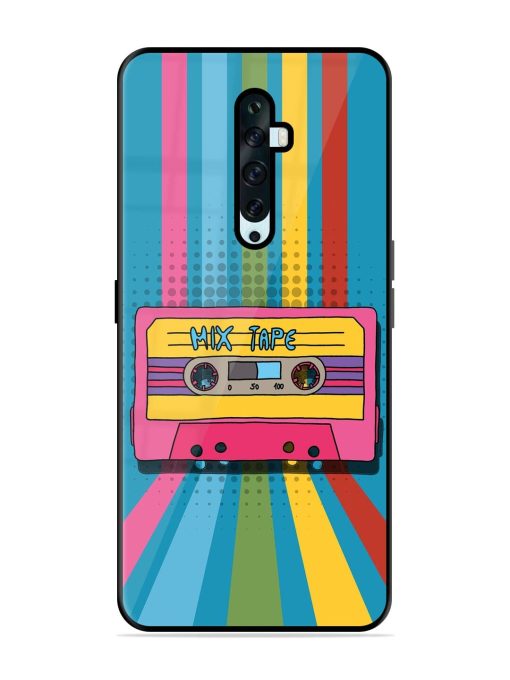 Retro Cassette Tapes Glossy Soft Edge Case for Oppo Reno 2F Chachhi