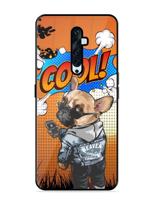 Cool Pup Glossy Soft Edge Case for Oppo Reno 2F Chachhi