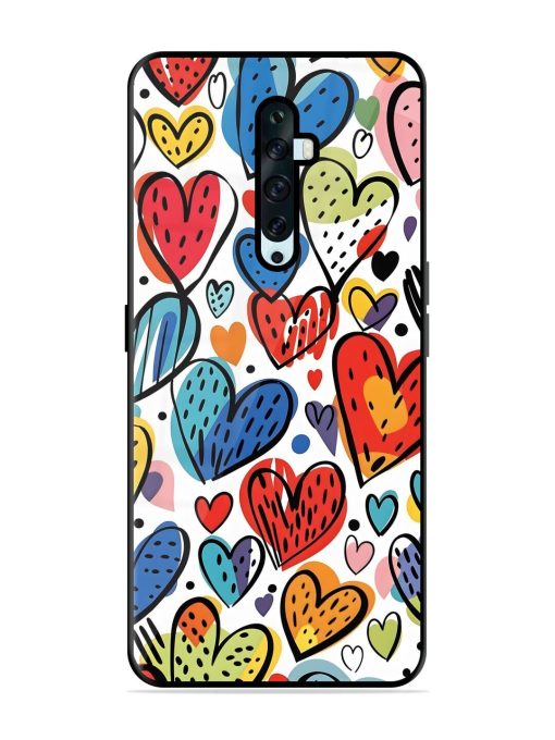 Heartfelt Harmony Glossy Soft Edge Case for Oppo Reno 2F Chachhi