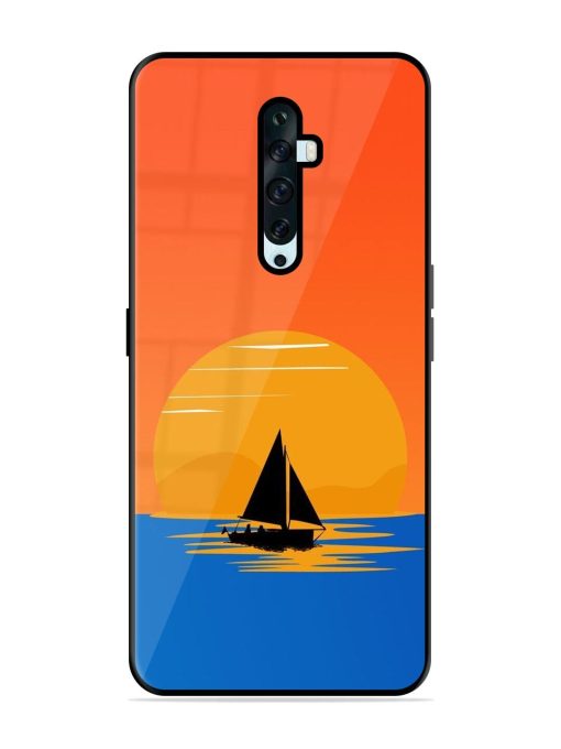 Sunset Sail Glossy Soft Edge Case for Oppo Reno 2Z Chachhi