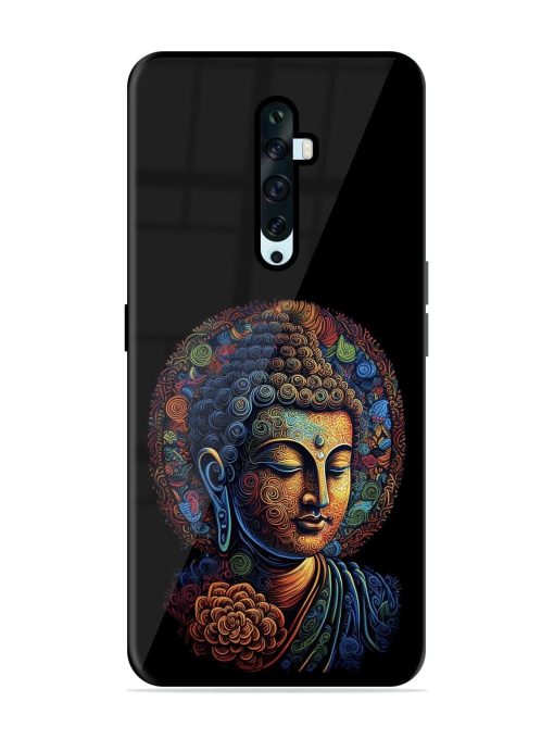 Stained Glass Serenity Glossy Soft Edge Case for Oppo Reno 2Z Chachhi