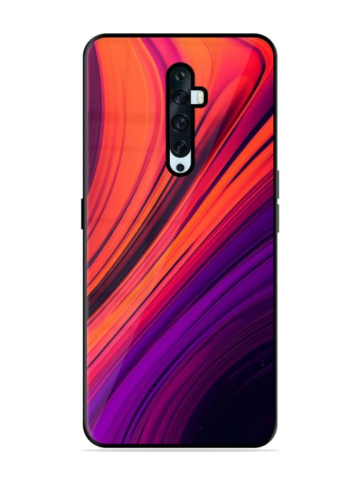 Crimson Curls Glossy Soft Edge Case for Oppo Reno 2Z Chachhi