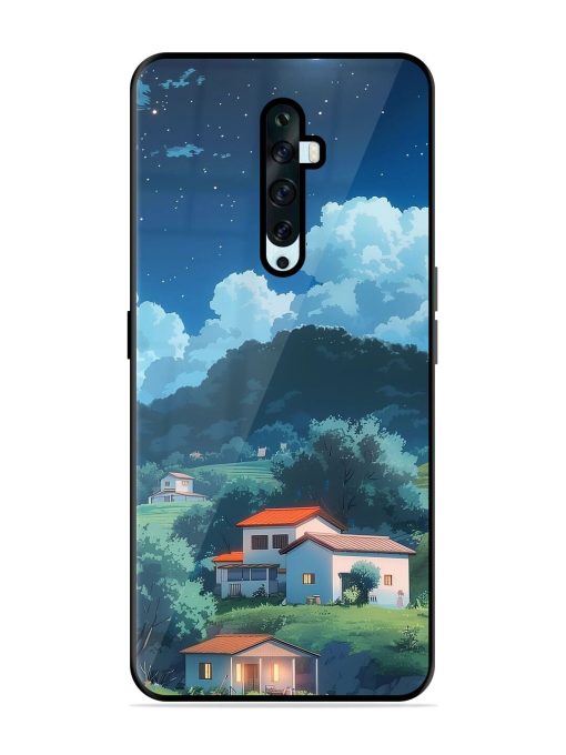 Peaceful Nightscape Glossy Soft Edge Case for Oppo Reno 2Z Chachhi