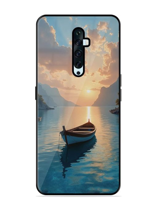 Serene Sunset Glossy Soft Edge Case for Oppo Reno 2Z Chachhi