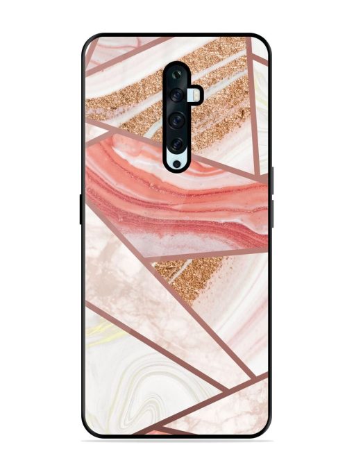 Rosy Mosaic Glossy Soft Edge Case for Oppo Reno 2Z Chachhi