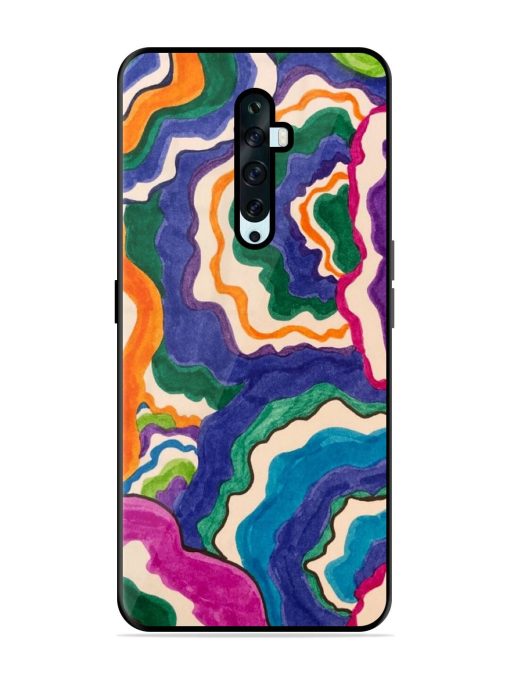 Wavy Wonder Glossy Soft Edge Case for Oppo Reno 2Z Chachhi