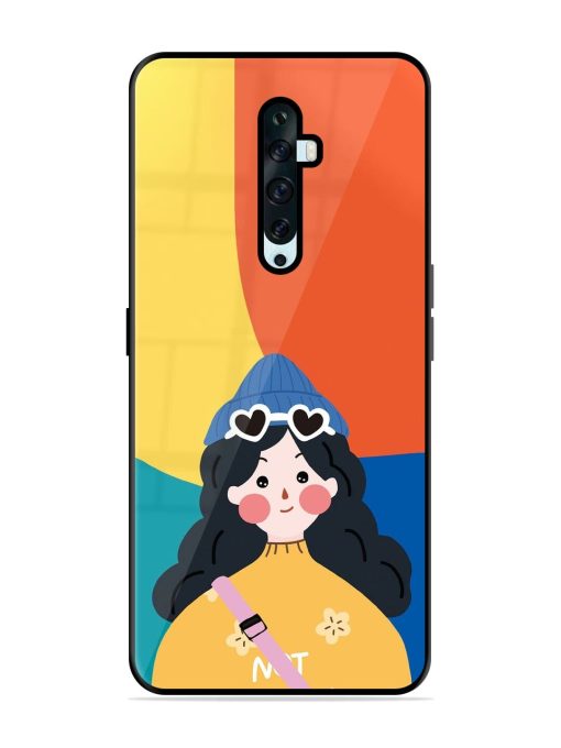 Colorful Vibes Glossy Soft Edge Case for Oppo Reno 2Z Chachhi