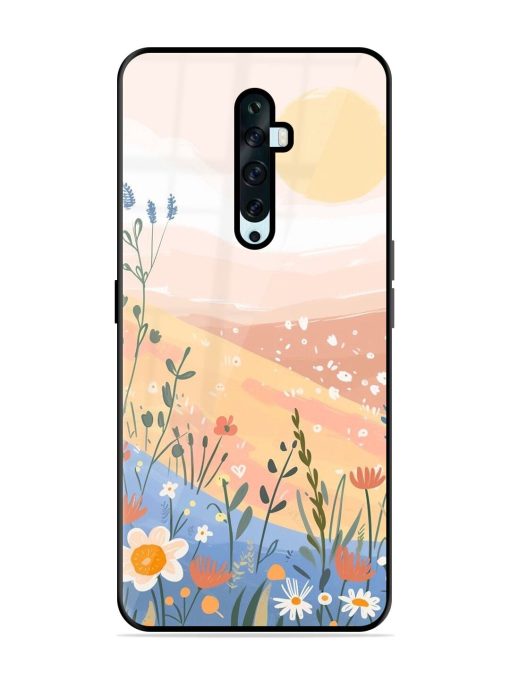 Golden Hour Blooms Glossy Soft Edge Case for Oppo Reno 2Z Chachhi