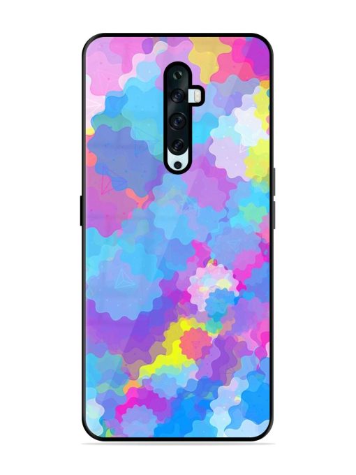 Psychedelic Cloud Burst Glossy Soft Edge Case for Oppo Reno 2Z